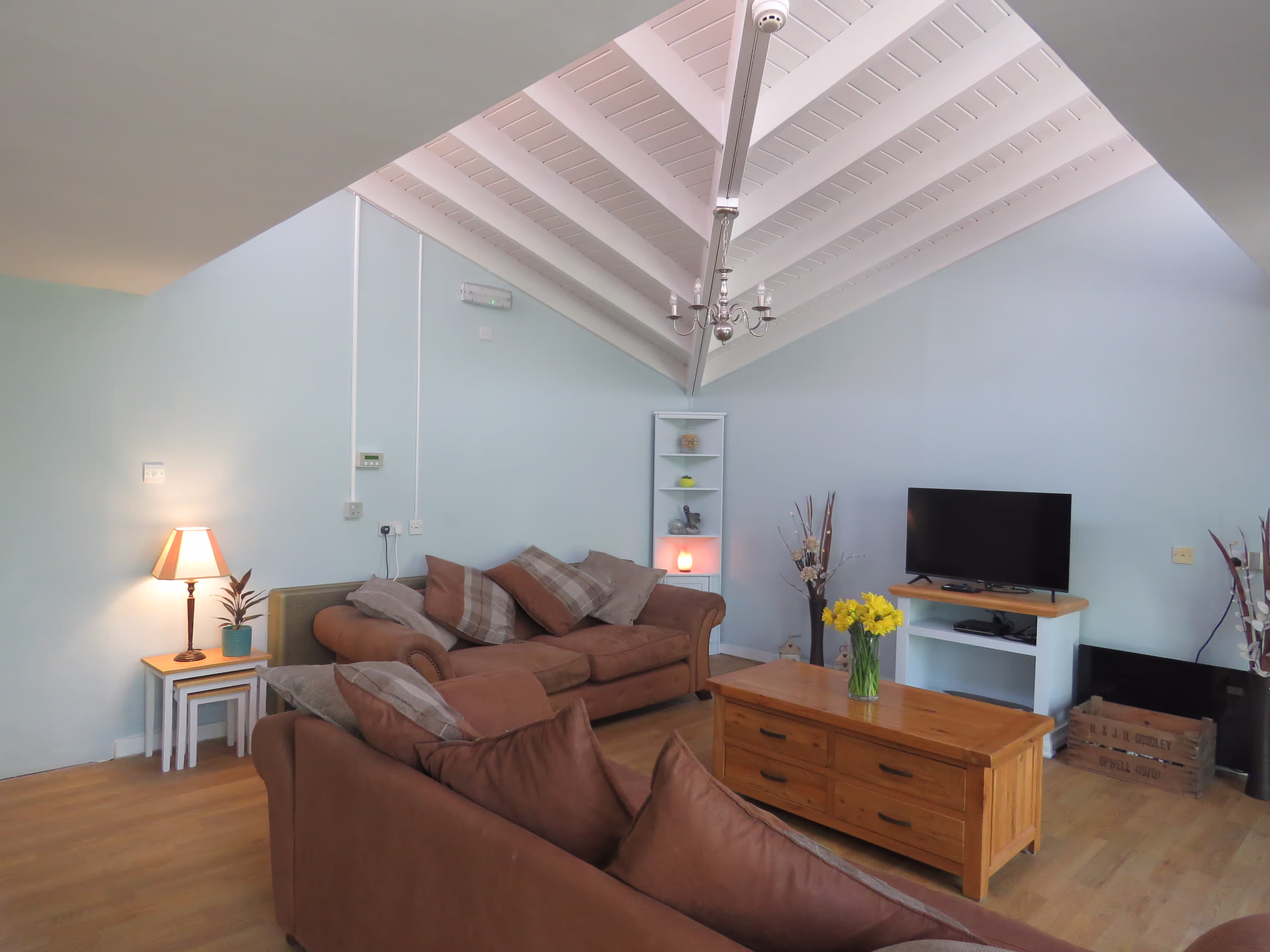 Relaxing communal lounge for residents.