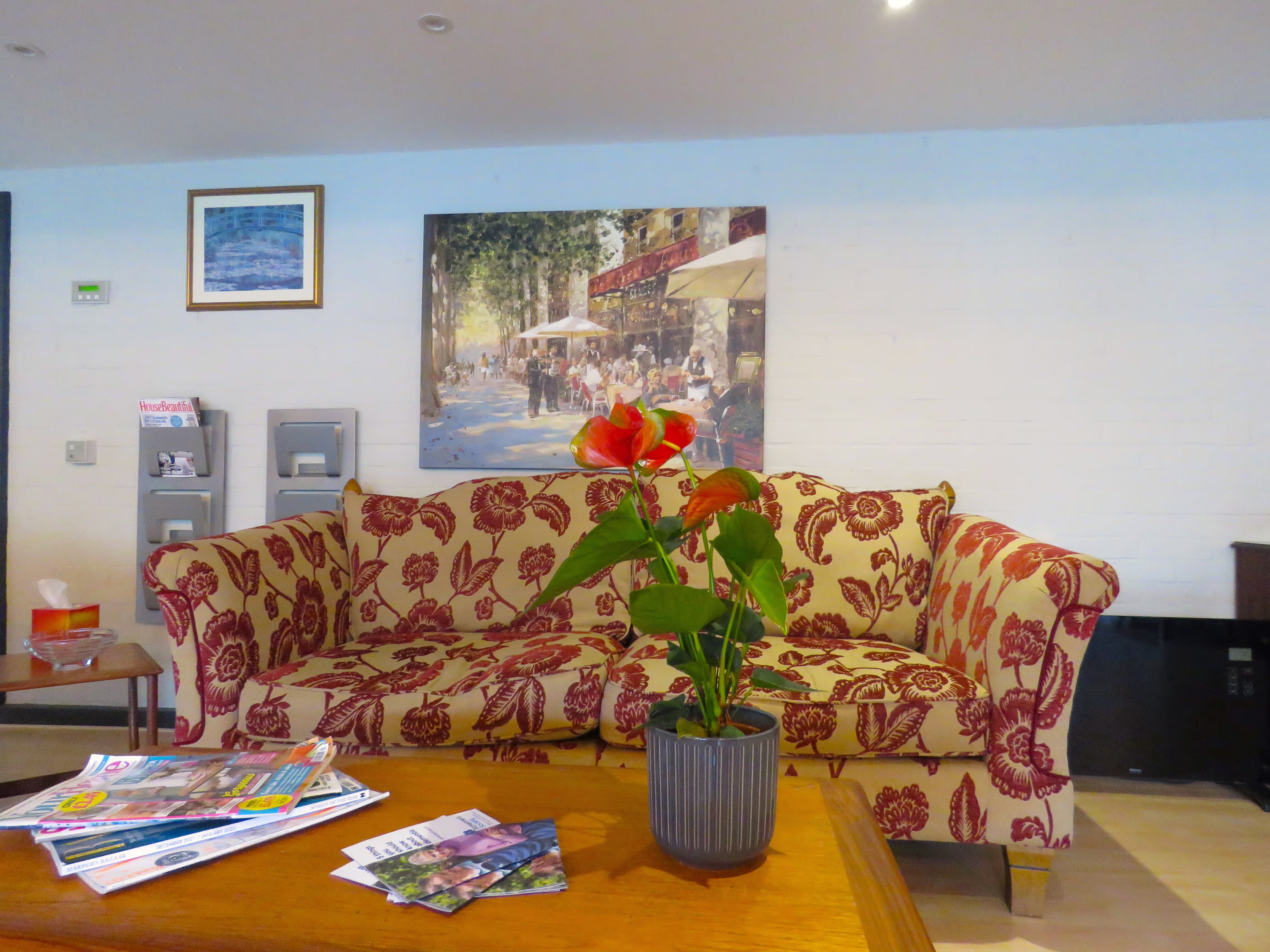 Comfy sofa at the Courtyard Ixworth