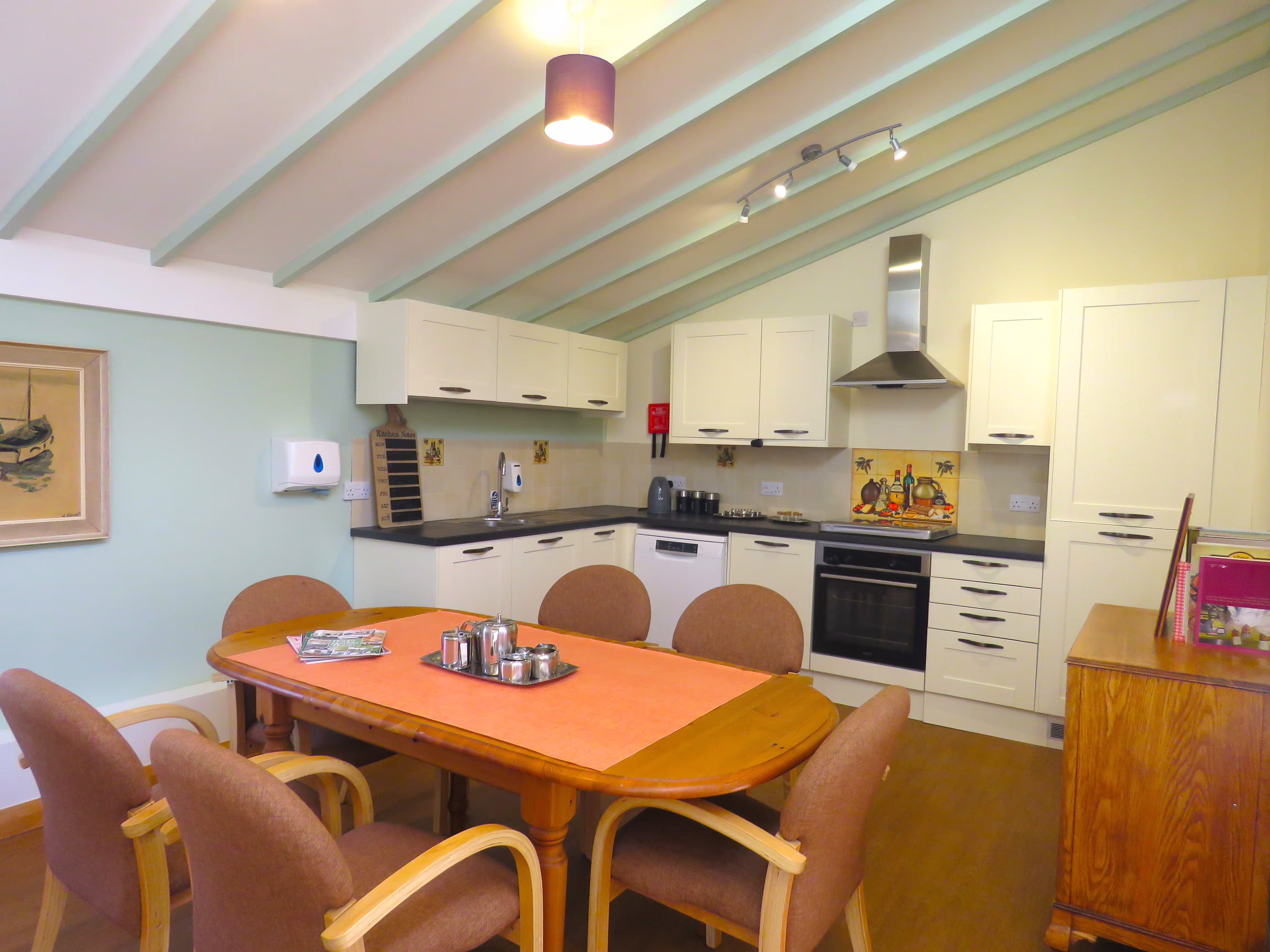 Lounge  and Dinner at The courtyard communal living for residents